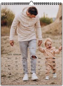 Fotokalender A3 2025 transparent